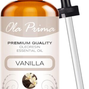 Ola Prima Oils Vanilla Essential Oil 4 oz - Vanilla Essential Oil for Diffuser, Candles, Soap Making, Aromatherapy, and Skin