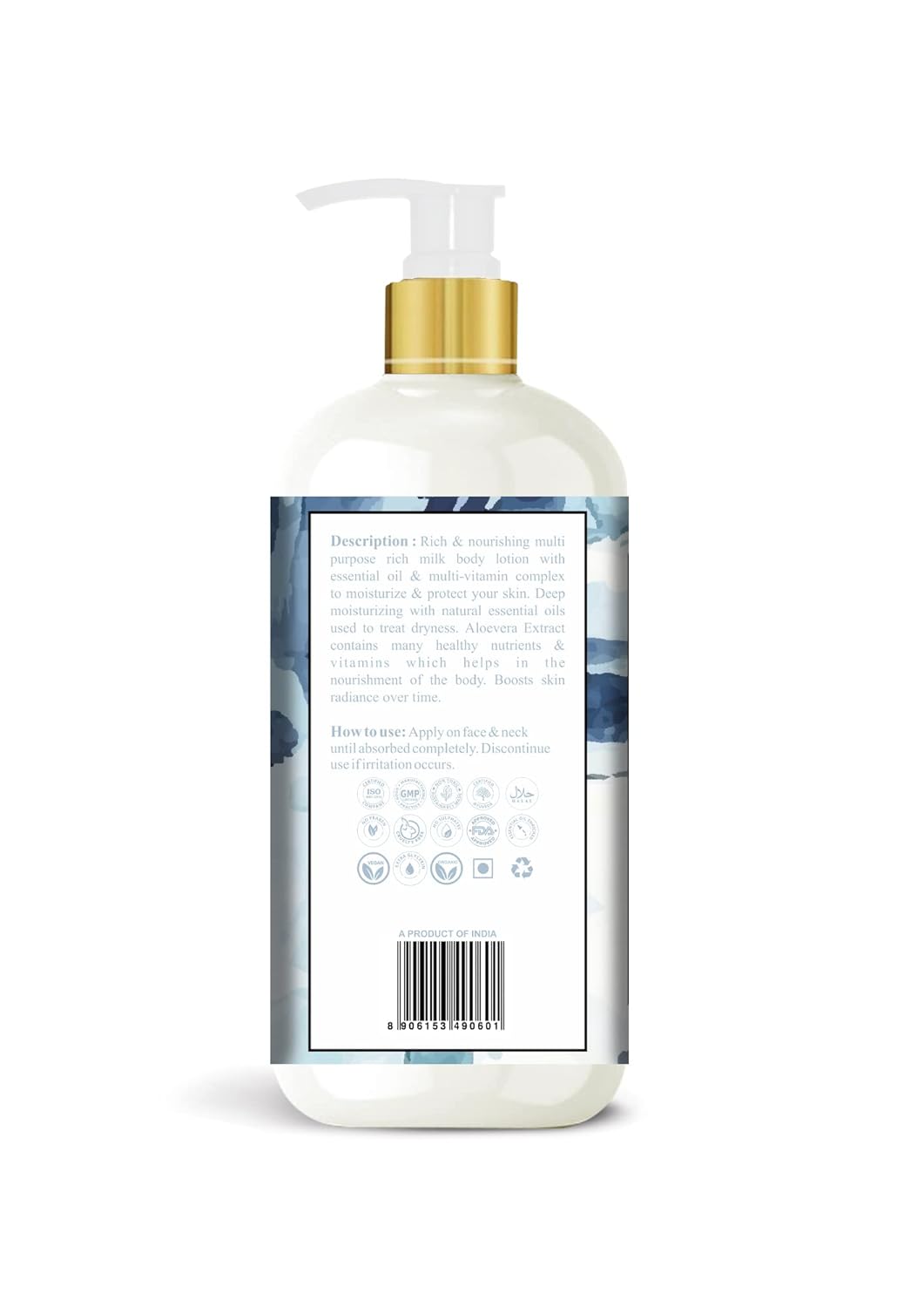 Rich Milk Body Lotion for Dry Skin 10.14 Fl oz Hydrating Firming Moisturizer - Image 3