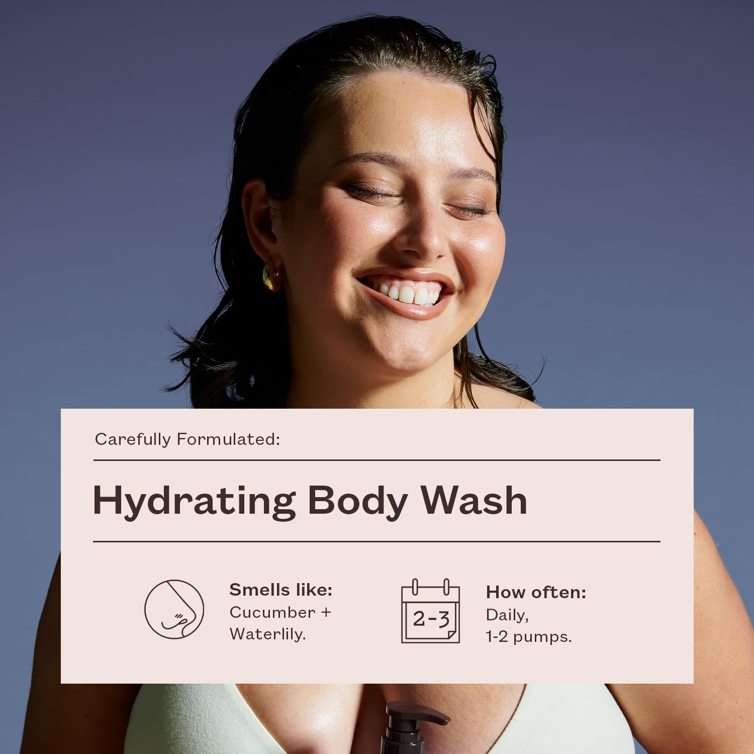 Frank Body Hydrating Body Wash 360mL Vegan Cruelty Free with Hyaluronic Acid Aloe Vera - Image 4