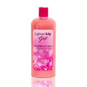 OMIC Lighten-Up Exfoliating Body Wash - 33.8 Fl oz / 1000 ml (Girl)