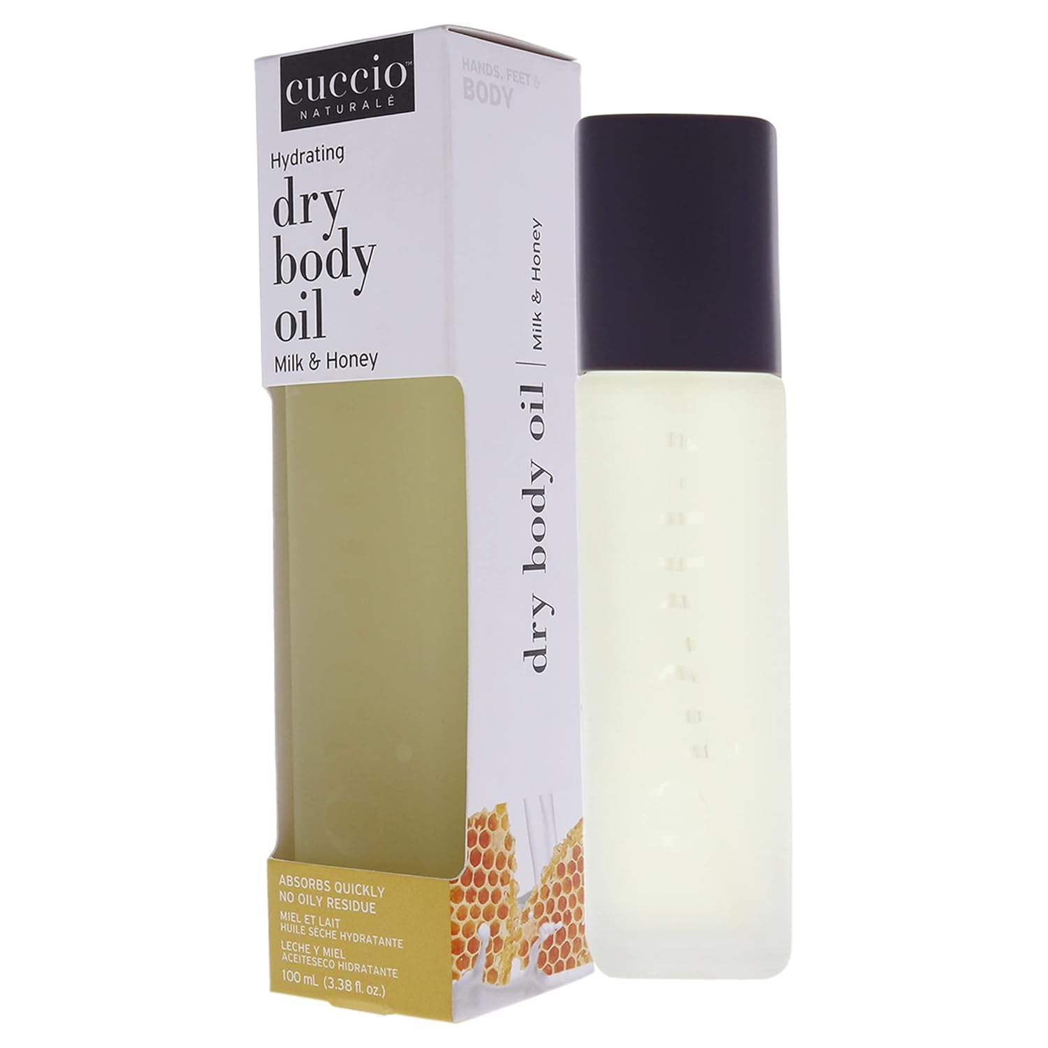 Cuccio Naturale Hydrating Milk & Honey Dry Body Oil Paraben-Free 3.38 oz - Image 2