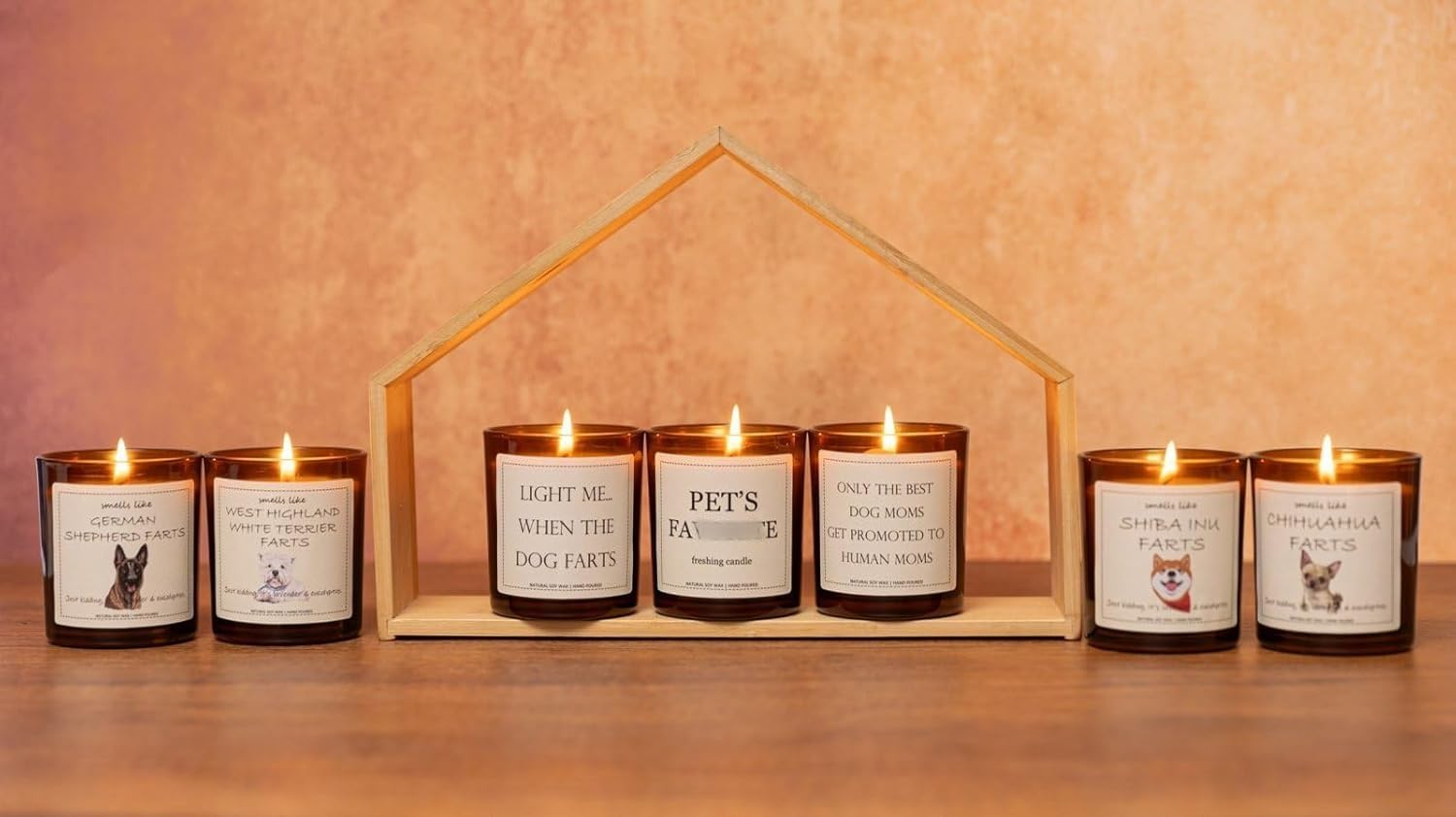 German Shepherd Gifts & Decor, German Shepherd Gifts for Women, Smells Like German Shepherd Farts Candle - Lavender & Eucalyptus, Crafted by Natural Soy Wax & Natural Essential Oils - Image 4