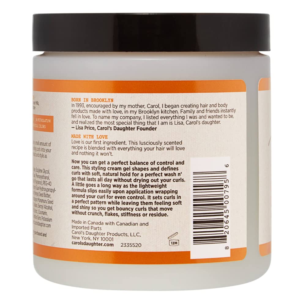 Carol's Daughter Coco Creme Curl Gel 16 Oz Coconut Oil Milk Silicone-Free - Image 4