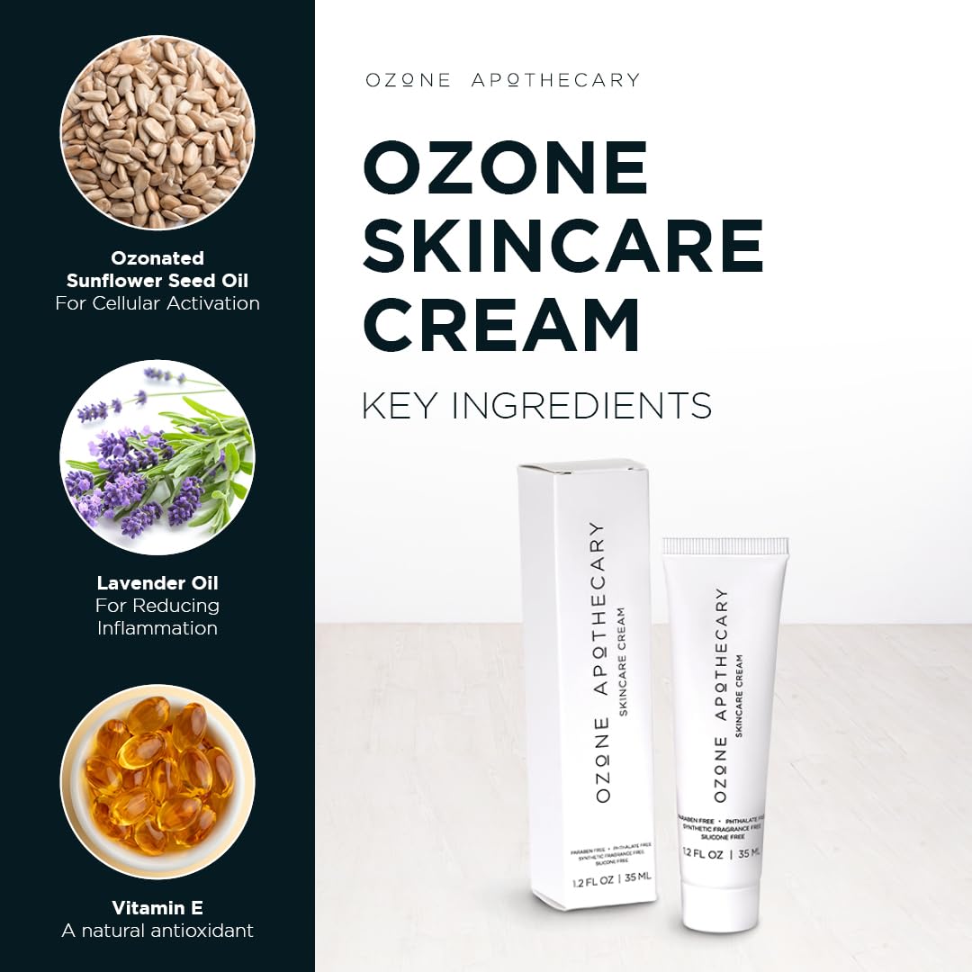 Ozone Skin Cream | Ozone Oil Infused Absorbent Cream Skincare | Antibiotic-Free Multipurpose for Promoting Healthy Skin - Image 4