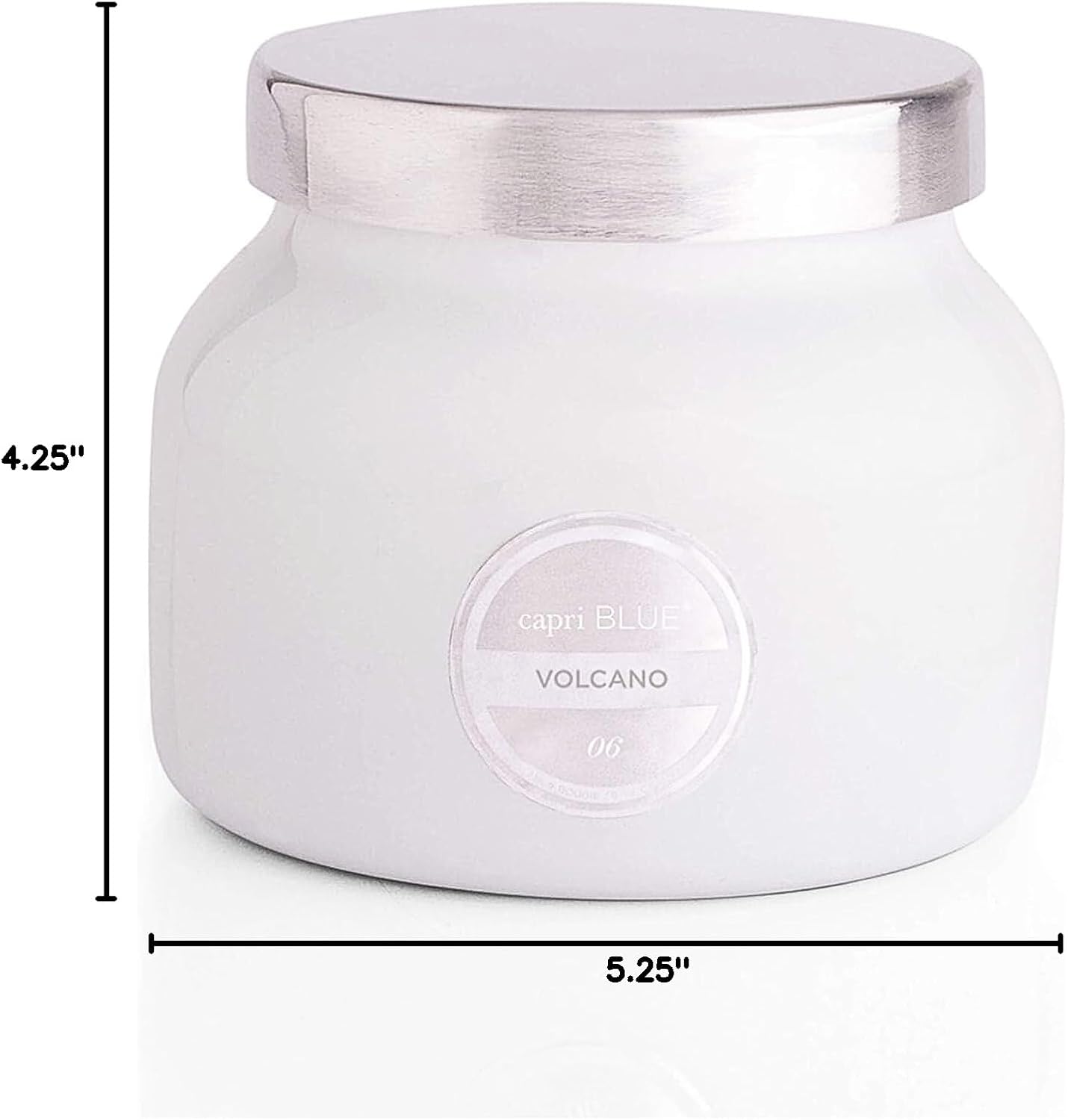 Capri Blue Volcano Scented Candles - Luxury Glass Jar Candles for Home Scented with Tropical Fruit & Sugared Citrus - Soy Wax Blend - Capri Blue Volcano - White Color (8 oz) - Image 3