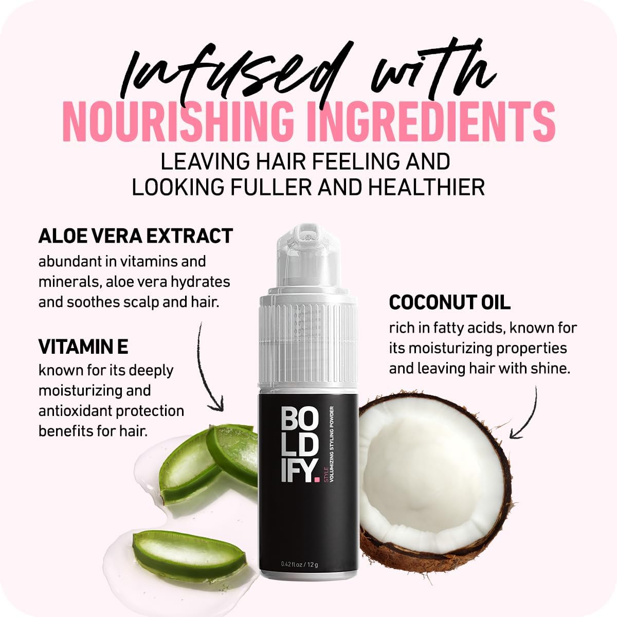 BOLDIFY Travel Size Hair Texture Powder Volumizer for Thinning Hair for Men & Women - Image 6