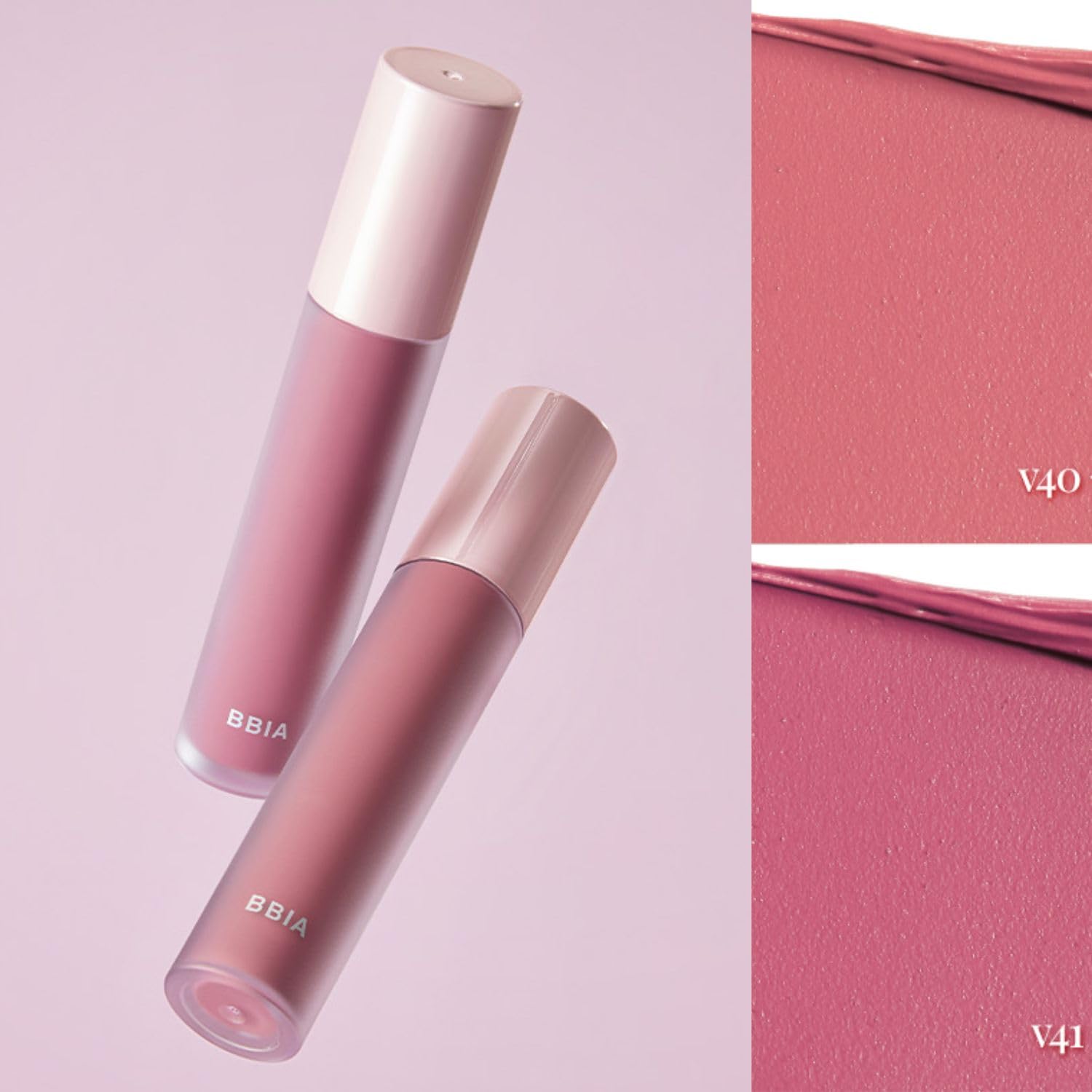 BBIA Last Velvet Tint - Soft & Creamy Matte Finish Lip Stain, Blur Effect with Velvety Texture, Long-Lasting, High Pigment, Lightweight, Non-Drying, Vegan, Korean Lip Makeup (V40 SUMMER ROSE) - Image 4