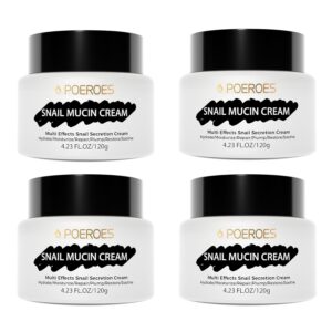 Snail Mucin Face Cream, 16.92 fl oz - Daily Moisturizer for Dry, Sensitive, Acne-Prone Skin, Hydrating Lotion