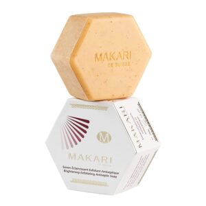 Makari Classic Exfoliating Antiseptic Soap 7oz | Helps Revitalize Skin | Promotes Even Toned Complexion | Detoxifies and Removes Impurities | For Dry, Oily, Normal, Maturing and Combination Skin Types