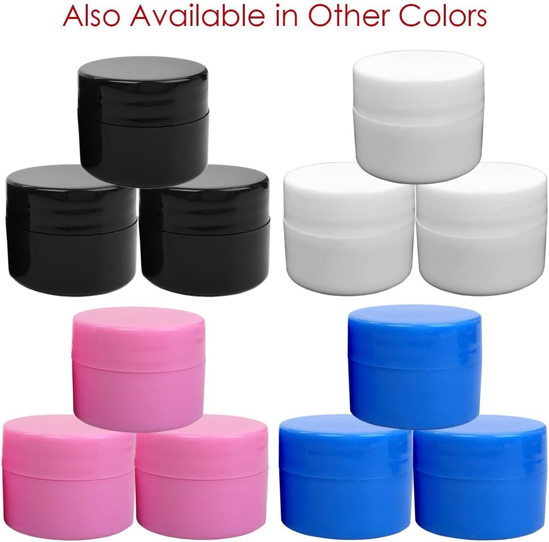Beauticom 12 Pieces 7G/7ML (0.25oz) WHITE Sturdy Thick Double Wall Plastic Container Jar with Foam Lined Lid for Pills, Medication, Ointments and Other Beauty and Health Aids - BPA Free - Image 7