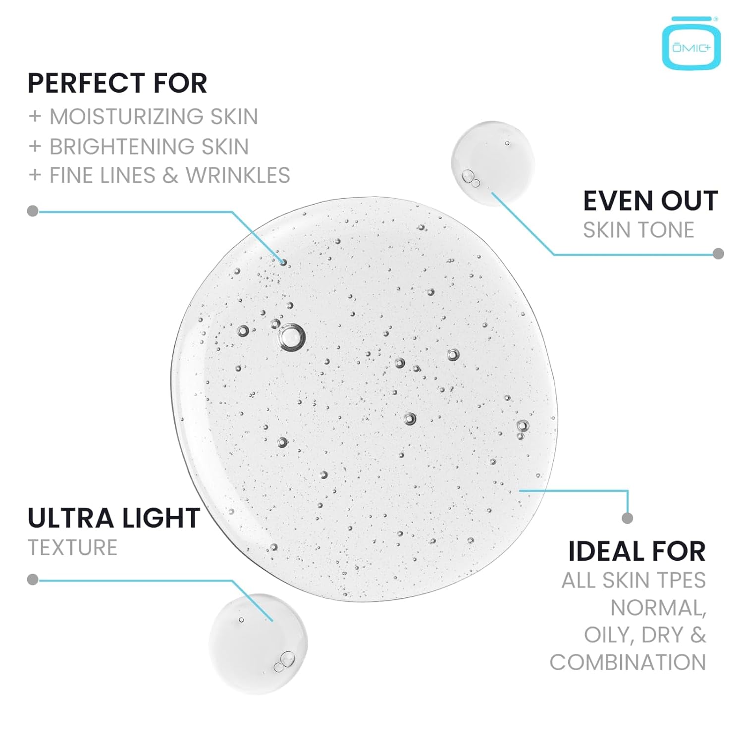 OMIC 10% Tranexamic Acid Brightening Face Serum 1 fl oz Natural Formula for Brown Spots - Image 4