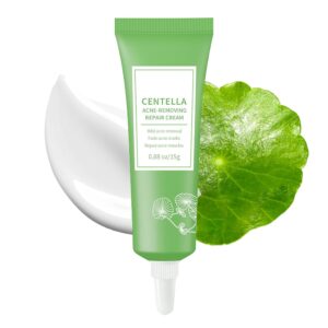 Centella Moisturizer, Acne Cream for Face Natural Ingredients Professionally Remove Acne Marks,Centella Soothing Cream for Anti Acne Oil Control Pimple Lotion for Oily Acne Prone Skin