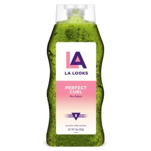 LA Looks Absolute Styling Hair Gel - Perfect Curl - 20 Oz - Hold for Defined, Long-Lasting Frizz Free Curls
