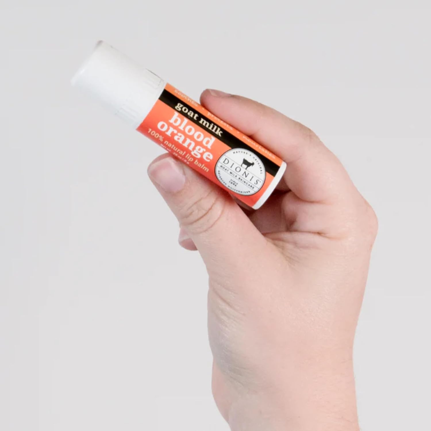 Dionis Goat Milk Skincare Blood Orange Scented Hand Cream & Lip Balm Set (1 oz and .28 oz) - Safe For Sensitive Skin, Soothes Chapped Lips and Dry Skin, Cruelty-free and Paraben-free - Image 6