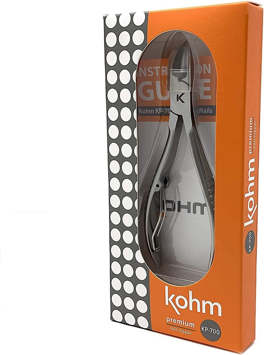 Kohm Toenail Clippers | Super Control & Wide Jaws – Precision Stainless Steel Nail Nippers for Thick & Ingrown Nails | Podiatrist-Recommended Toe Nail Cutter - Image 5