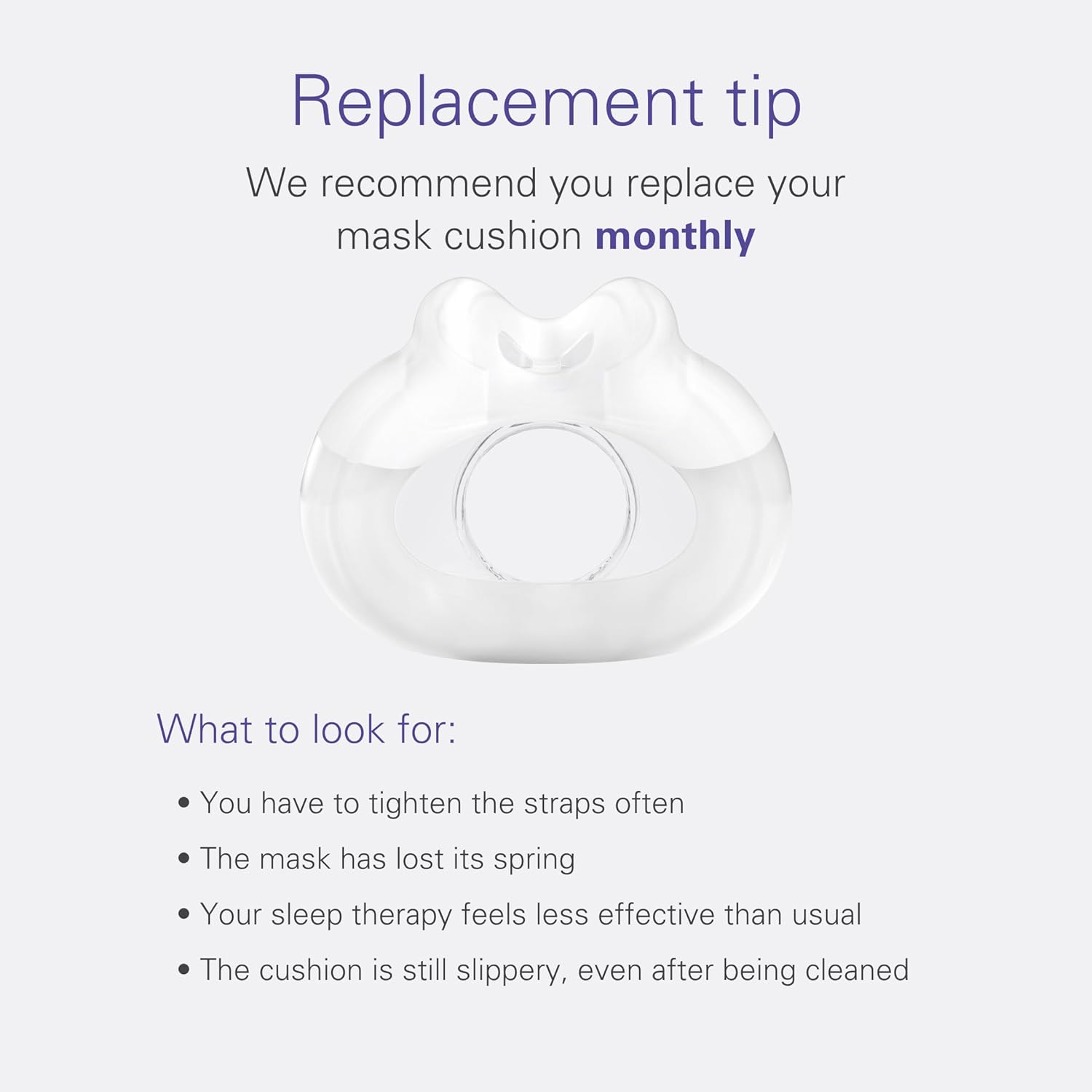 ResMed AirFit F30 Cushion - Full-Face CPAP Mask Cushion Replacement - CPAP Accessory - Minimal Contact Design - Small - Image 6