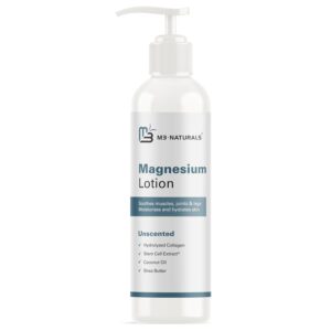 Unscented Magnesium Lotion for Sleep - Helps with Muscle Relaxation, Soothes Tired Legs, Supports Restful Nights, Moisturizes & Hydrates Skin - 8 fl oz - Magnesium Cream, Butter, Topical Magnesium