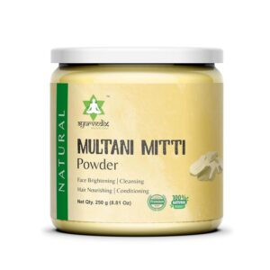 Fullers Earth Powder 250g | Half Pound | Fuller's Earth Powder | Multani Mud Mitti | Indian Healing Clay | Bentonite Clay | Pure No Added Fragrance | Natural Face Pack (1)