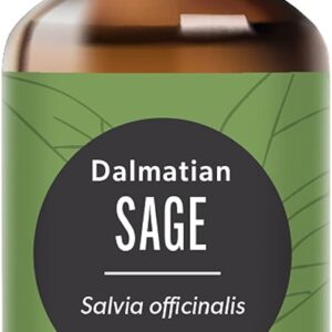 Edens Garden Sage- Dalmation Essential Oil- 100% Pure Premium Grade, Undiluted, Natural, Therapeutic, Aromatherapy, The Best for Candle, Laundry, Humidifiers 10 ml (.33 fl oz)