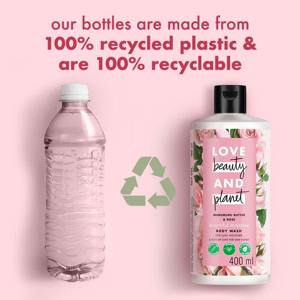 Lovee Beautty & Planet Murumuru Butter and Rose Moisturising Body Wash|Crème Shower Gel for Soft Skin,200ml - Image 6