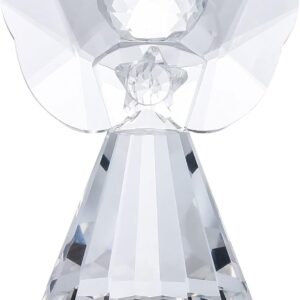 YWHL Crystal Guardian Angel Figurine, Glass Guardian Angel Statue Gifts for Women, Art Collectible Figurines Home Decor