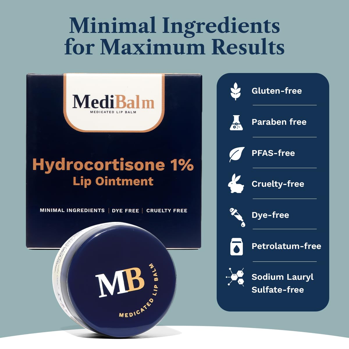 1% Hydrocortisone Lip Balm – Petrolatum-Free Relief for Chapped, Dry, or Irritated Lips due to Accutane, Isotretinoin associated Cheilitis, Weather Damage, and more - Unflavored - Image 7