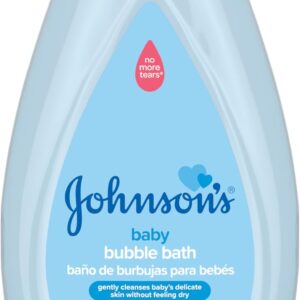 Johnson's Baby Bubble Bath for Gentle Baby Skin Care, Paraben-Free, Pediatrician-Tested, Hypoallergenic, Tear-Free, Dye-Phthalate & Sulfate-Free, 13.6 Fl Oz