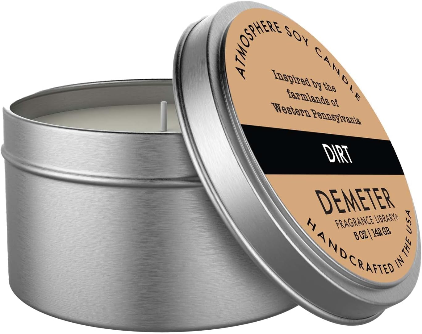 Demeter Dirt Soy Candle, Scented Candles with Unique Fragrance, Perfect for Aromatherapy and Home Decor, Cute Candles for Travel and More - Image 2