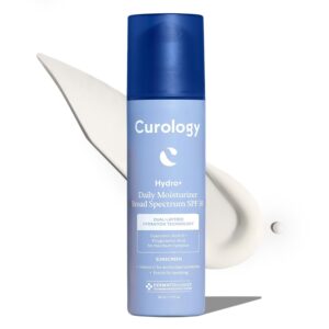 Curology Hydro+ Daily Face Moisturizer with SPF 30, Gel Cream Sunscreen Face Lotion, Hydrating, 1.7 fl oz