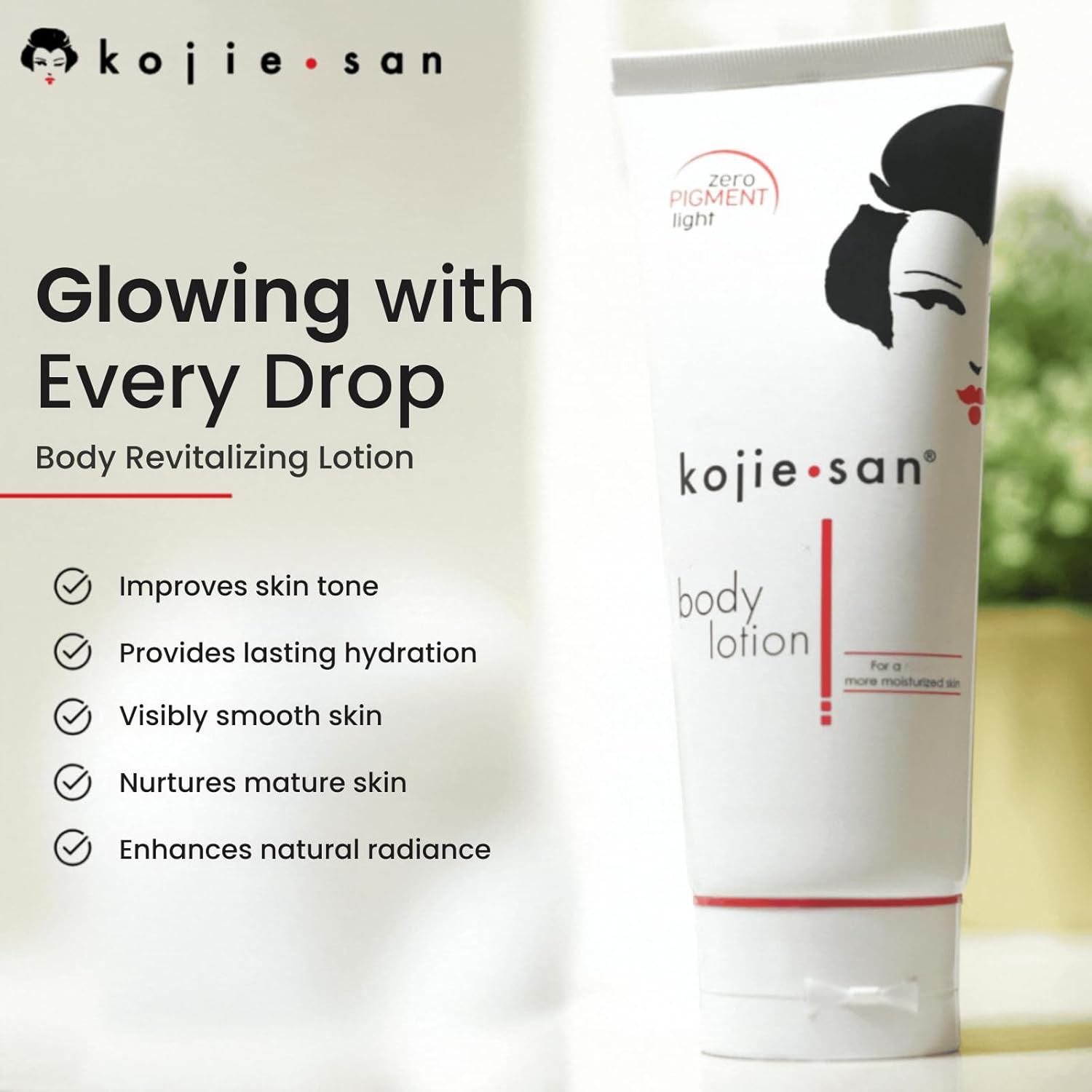 Kojie San Kojic Acid Body Lotion - Nourishing & Skin Refining Body Lotion with Rosehip, Shea Butter & Vitamin E for Flawless Even Skin Tone - 100G - Image 4