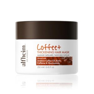 Coffee+ Thickening Hair Mask | Biotin & Caffeine for Fine & Thinning Hair | Deep Conditioning & Strengthening Treatment | Moisturizes, Repairs & Adds Volume | Sulfate-Free & Color-Safe 8.45 oz