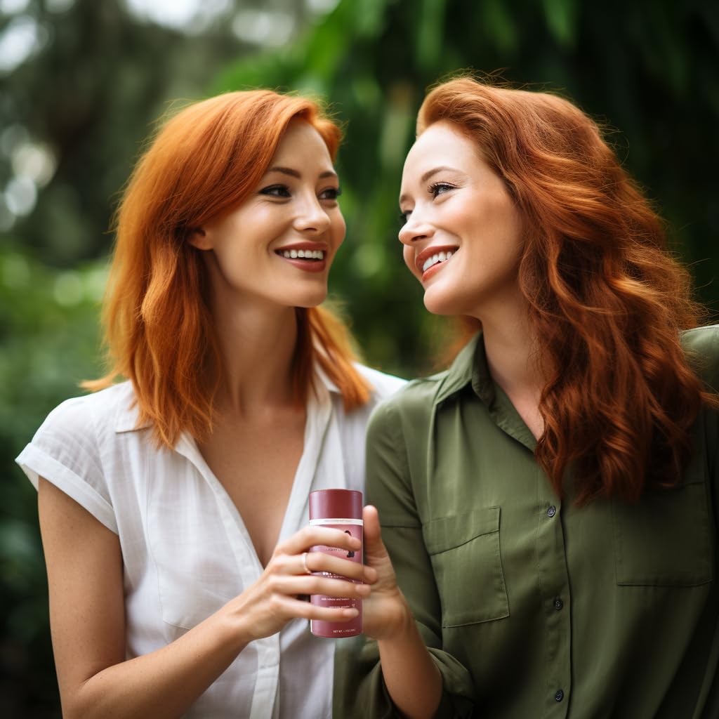 Dry Shampoo Powder For Red Hair Shades, All Natural Ingredients, Non Aerosol, Non Toxic, Earth Friendly Packaging - Image 3