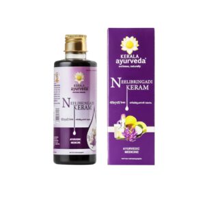 Neeli-bringadi Keram Herbal Scalp Oil | Ancient Ayurvedic Remedy for Hair Fall, Dandruff & Growth | Rejuvenates Follicles & Restores Shine | Root-Deep Nourishment Oil | 200 ml