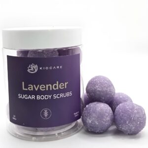 Body Exfoliator - Sugar Scrub Balls for Women, Face & Body Care, Exfoliating Scrub