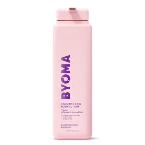 BYOMA Sensitive Body Lotion - For Dry, Irritated Skin - Fragrance-Free Moisturizer with Colloidal Oat & Shea Butter - Soothes & Relieves Itching - Skin Barrier Support - 13.52 fl oz