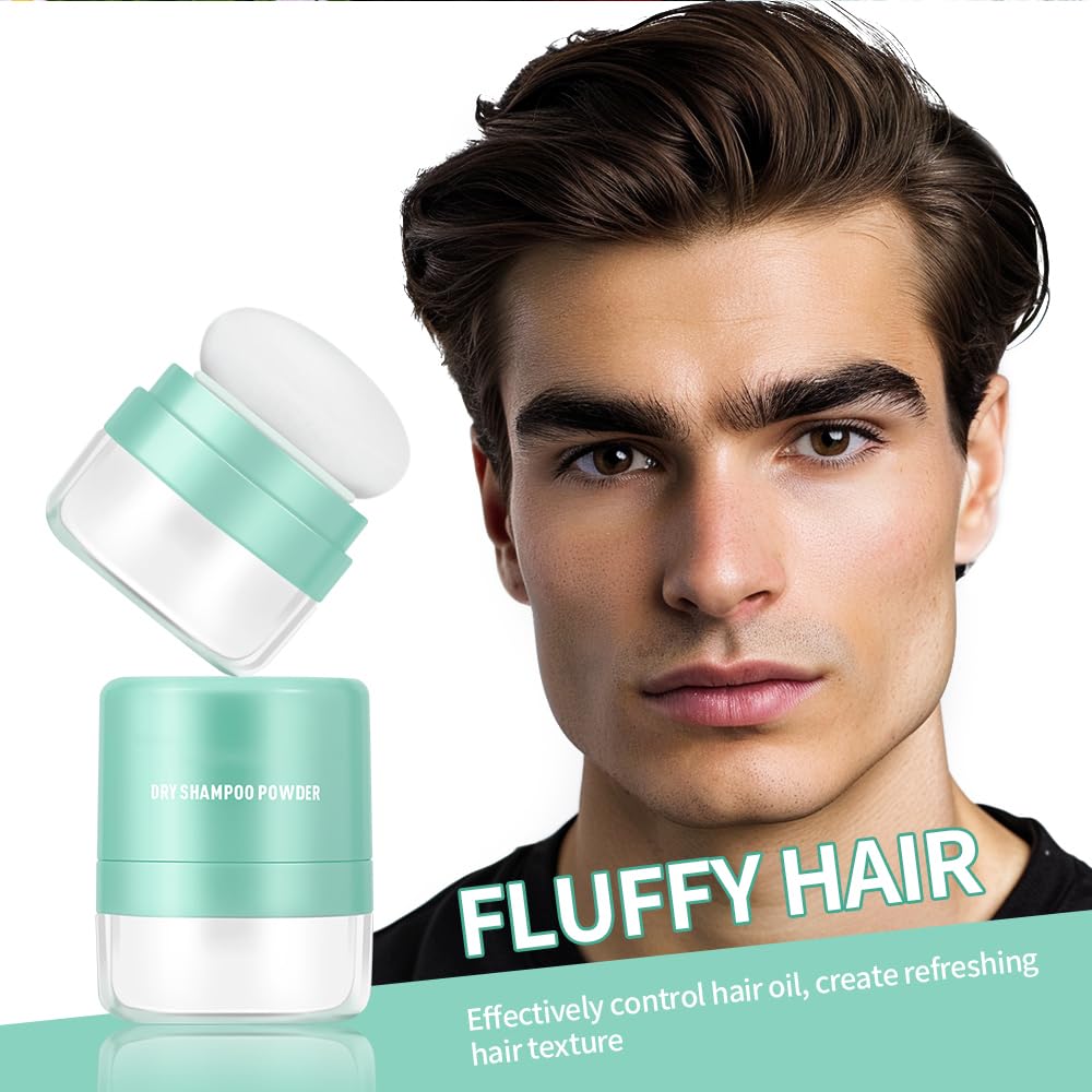 Dry Shampoo Powder, Dry Shampoo Volume Powder, Hair Powder for Women and Men, Travel Size Dry Shampoo with Sponge Brush and Mirror (Large, Fresh floral) - Image 7
