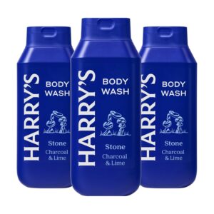 Harry's Men's Body Wash - Stone - (3 Pack) 18 fl oz - Shower Gel for Men - No Parabens, Sulfates, or Dyes