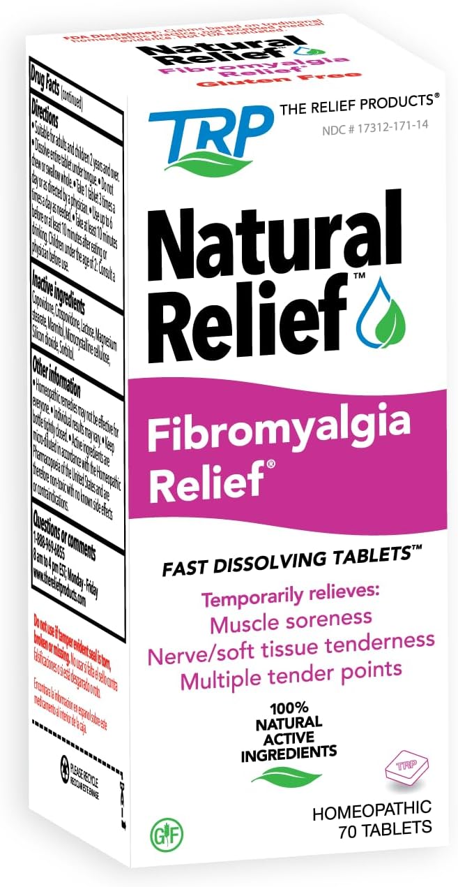 Fibromyalgia Relief for Temporary Relief of Muscle Soreness Discomfort Tenderness Difficulty Moving Joint Pain
