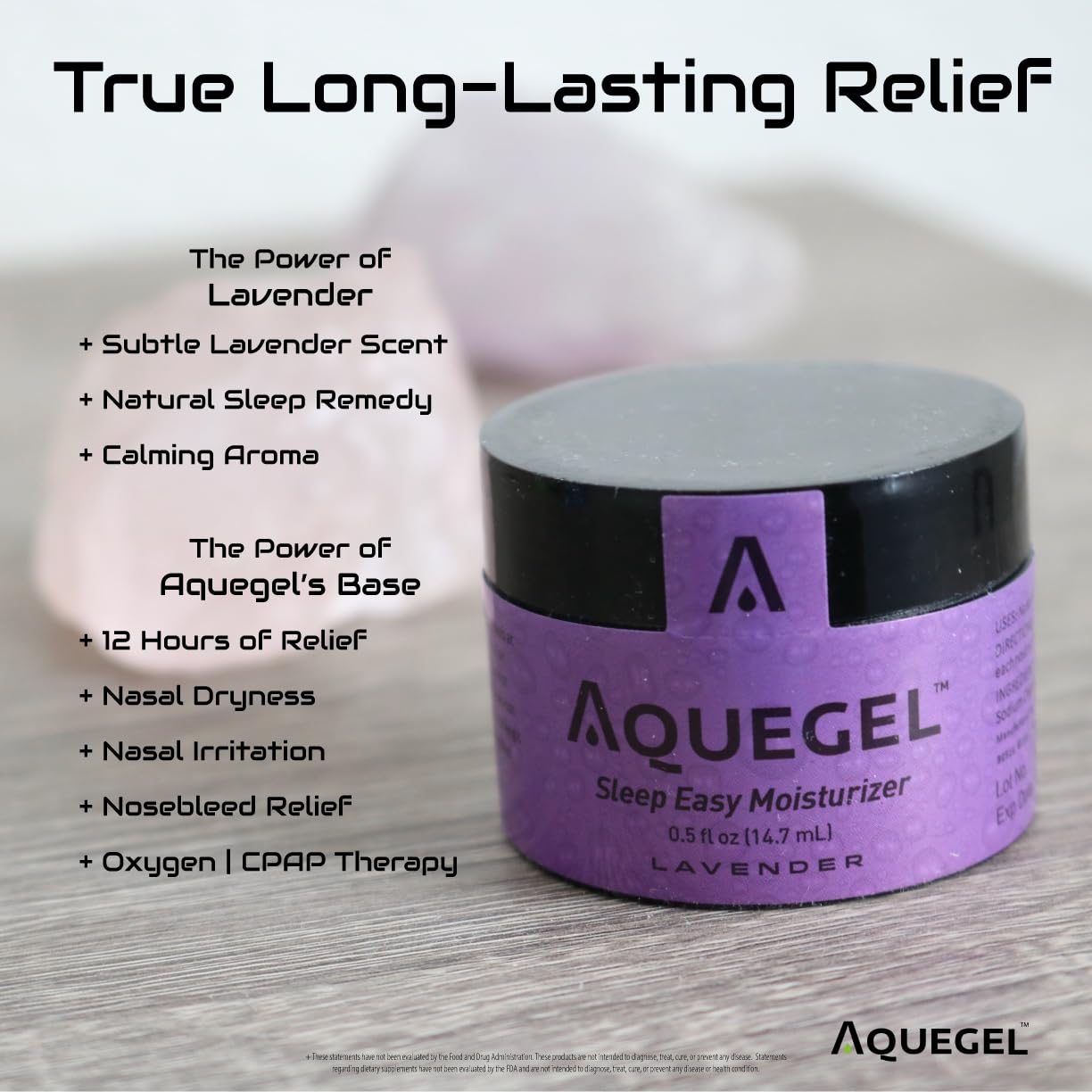 Nasal Moisturizer+Lavender (Sleep Easy), 12-Hour Nasal Dryness Relief, Water Based Nose Gel, Oxygen Therapy Nasal Moisturizer, Dry Nose, Nasal Dryness, Nosebleeds, CPAP, Natural Sleep Remedy - Image 6