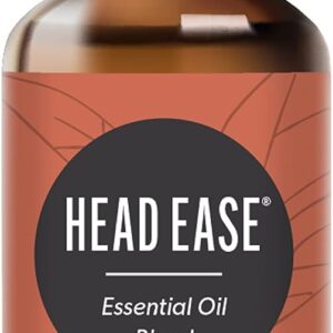 Edens Head Ease Essential Oil Blend- 100% Pure Premium Grade, Undiluted, Natural, Therapeutic, Aromatherapy, The Best for Diffusing, Skin, Face, Humidifiers 10 ml (.33 fl oz)