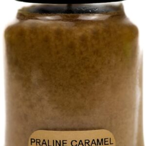 A Cheerful Giver - Praline Caramel Sticky Buns Baby Scented Glass Jar Candle (6oz) with Lid & True to Life Fragrance Made in USA