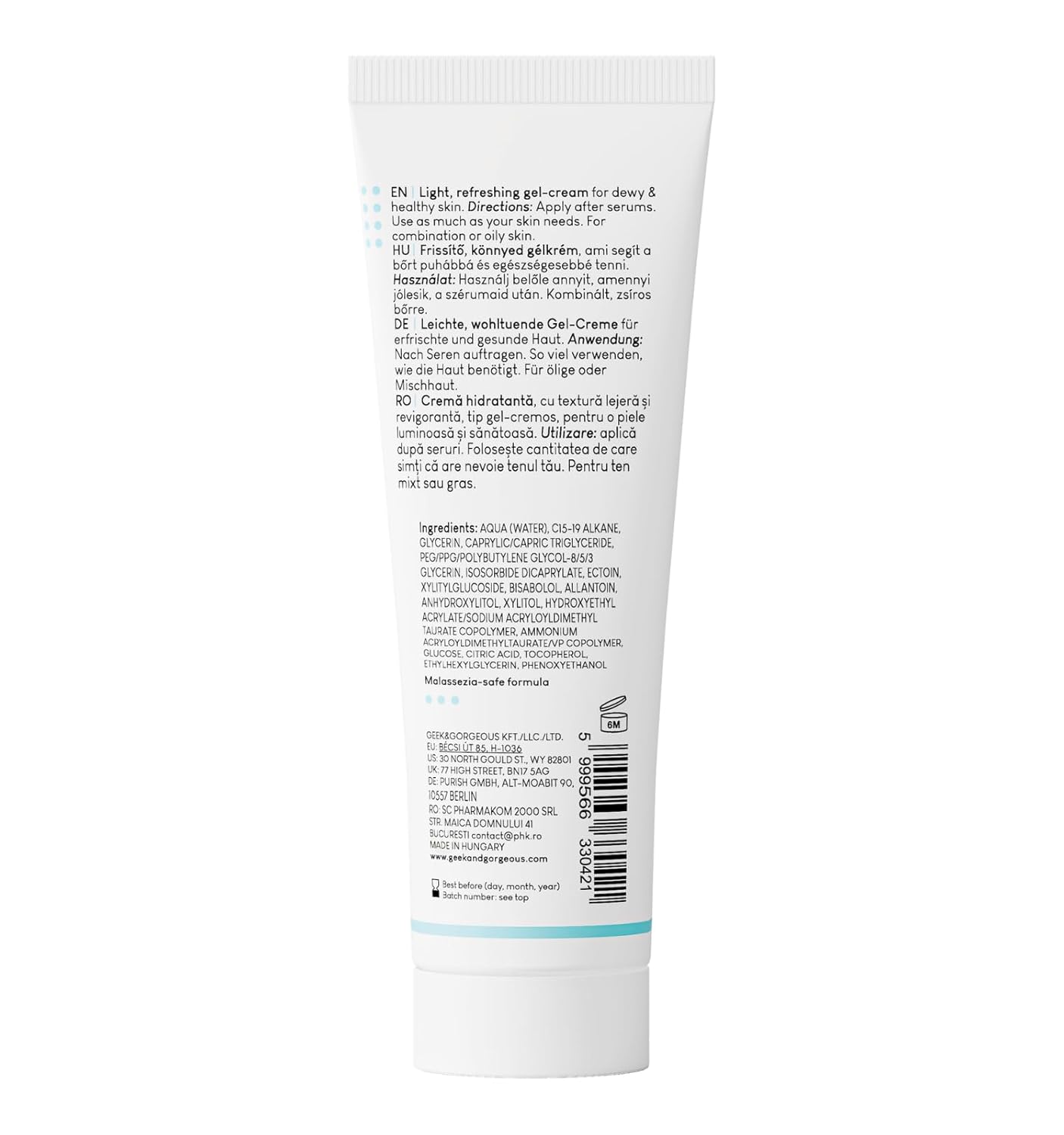 Geek & Gorgeous – Hydration Station – Lightweight Refreshing Gel Cream with Glycerin & Ectoin – For Healthy, Plump-Looking Skin – Suitable for All Skin Types – 1.69 oz - Image 4