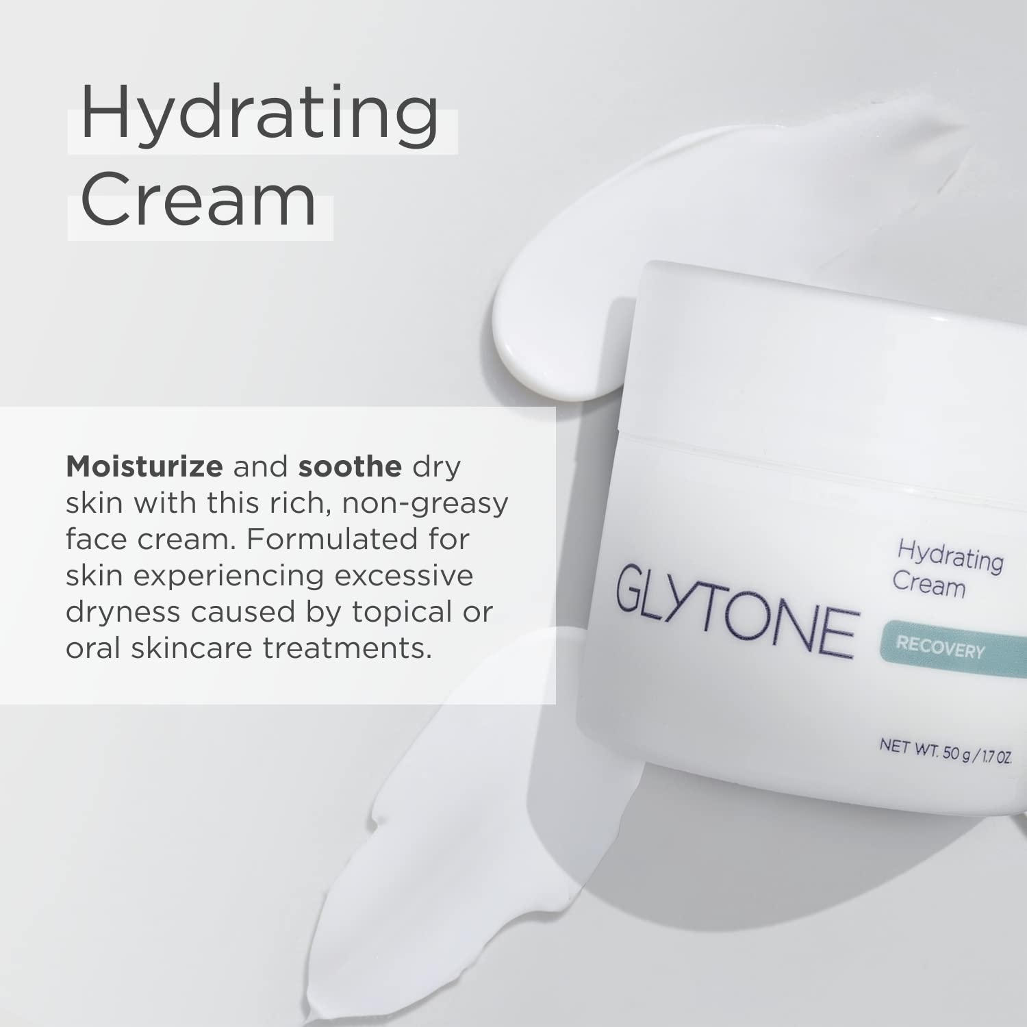Glytone Hydrating cream | Face Moisturizer Cream for Women with Glycerin & Sorbitol | Soothes Dry, Sensitive Skin | Anti Aging Hydrating Face Moisturizer | Non Comedogenic |1.7 fl. Oz. - Image 2