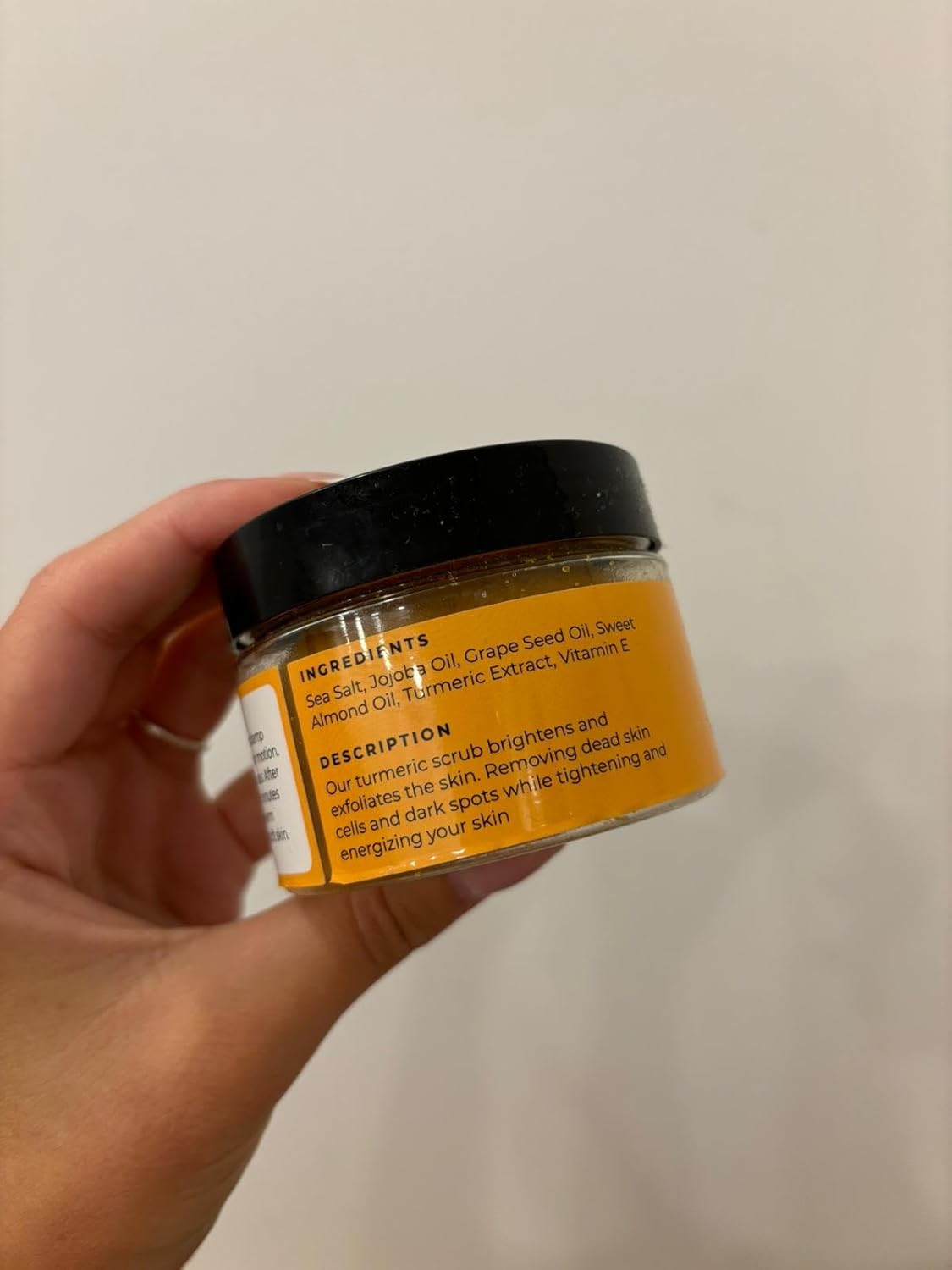 GLO Melanin Turmeric Scrub for Dark Spots, Brightening Inner Thighs Bikini Area Underarms, Natural Exfoliating Face - Image 8