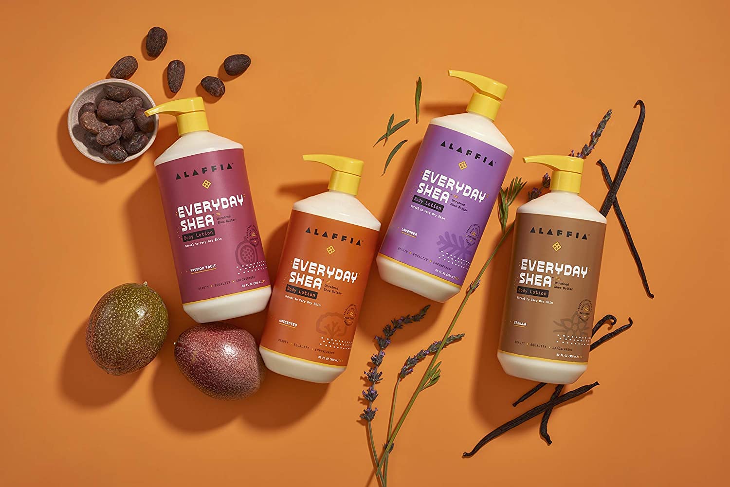 Alaffia EveryDay Shea Body Wash Bundled with Shea Body Lotion for Normal to Very Dry Skin, Moisturizes and Cleanses, with Fair Trade Shea Butter, Coconut Oil, Lavender, 2-16 fl oz Bottles - Image 6