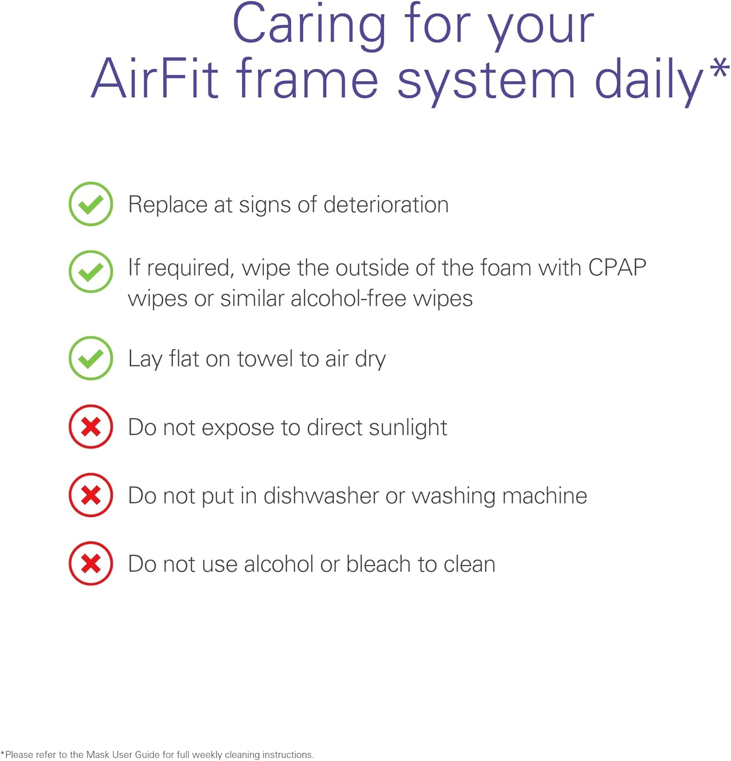 ResMed AirFit F30 Frame System - for Full-Face CPAP Mask Frame System - Replacement CPAP Accessories - Small - Image 5
