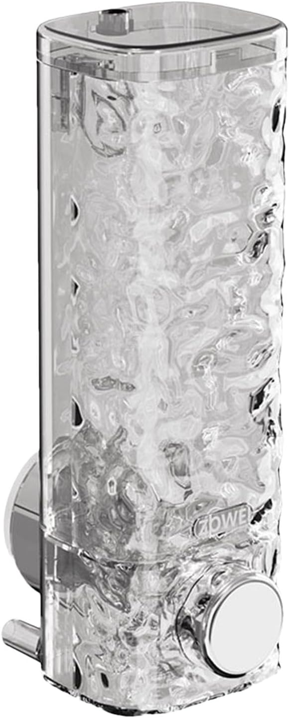 Wall Mount Shower Soap Dispenser | 450ml Suction Cup Soap Body Wash Dispenser - Press Design Shower Shampoo Dispenser for Shampoo, Conditioner, Soap, Body Wash