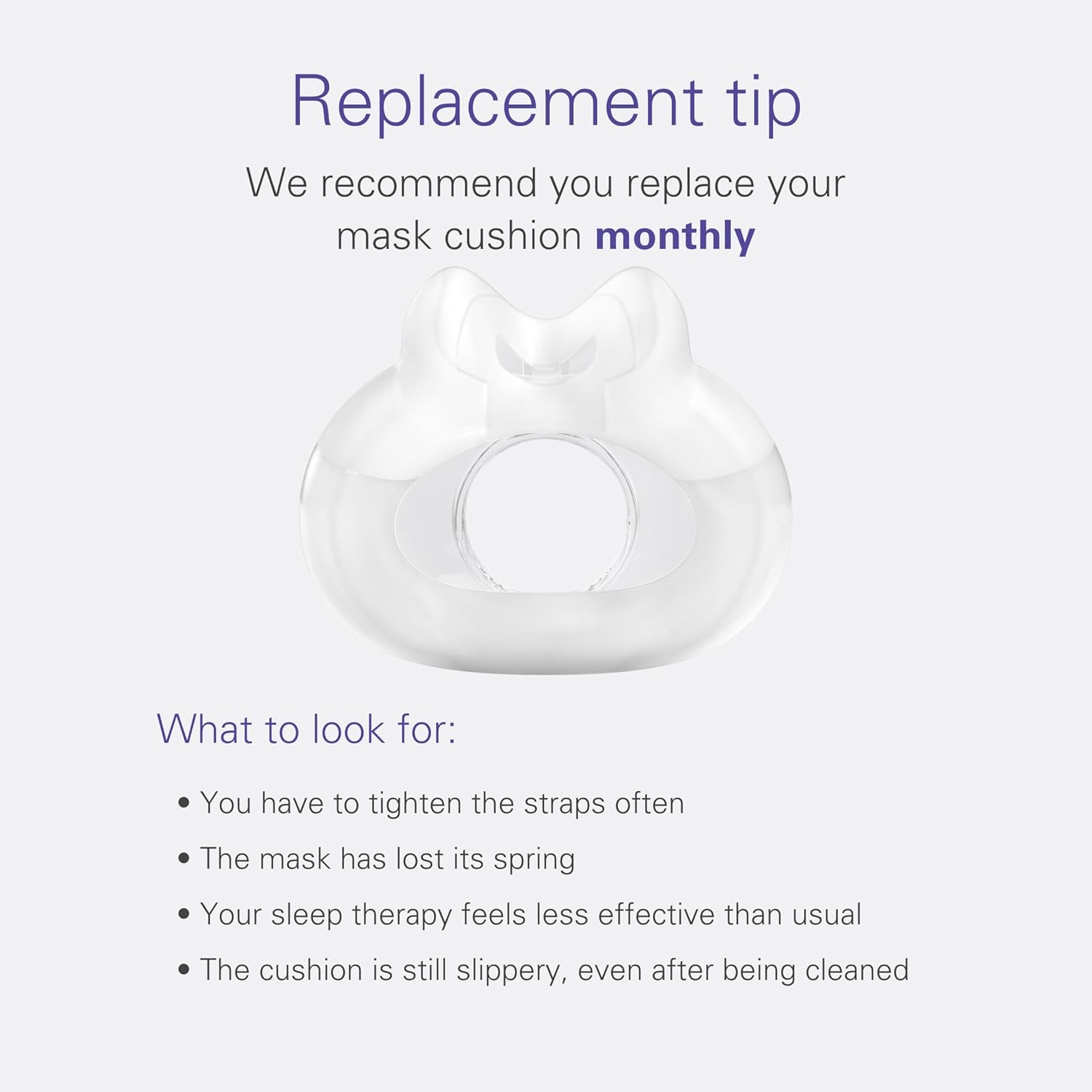 ResMed AirFit F30 Cushion - Full-Face CPAP Mask Cushion Replacement - CPAP Accessory - Minimal Contact Design - Medium - Image 6