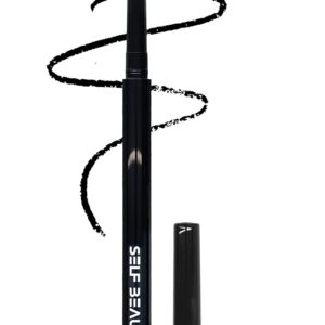 SELF BEAUTY Waterproof Smudge proof Long Lasting Gel Pencil Twist up Eyeliner 01 BLACK