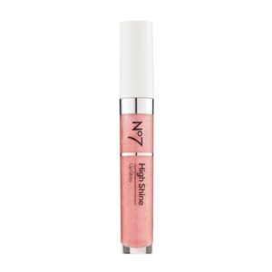 No7 High Shine Lip Gloss - Pink Slip - Moisturizing, High-Shine Lip Gloss with Jojoba Oil for Lips - Hydrating, Longwear Lip Makeup - Non-Sticky Formula (8ml)